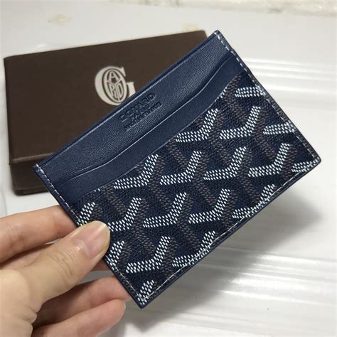 goyard bag card holder|authentic Goyard card holder.